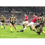 MANCHESTER UNITED - LEE MARTIN AUTOGRAPHED PHOTO