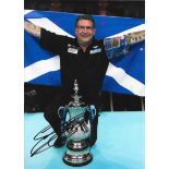 DARTS - GARRY ANDERSON AUTOGRAPHED PHOTO