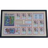 ENGLAND 1966 WORLD CUP SQUAD FULLY SIGNED & FRAMED DISPLAY