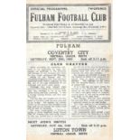 1945-46 FULHAM V COVENTRY CITY