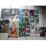 ASTON VILLA AUTOGRAPHED PICTURES X 10