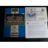 WEST BROMWICH ALBION V LIVERPOOL 1976 1ST GAME BACK IN DIV 1 PROGRAMME & POSTAL COVER