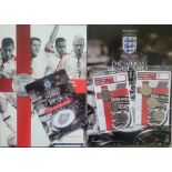 1998 & 2004 ENGLAND WORLD CUP COIN ALBUMS