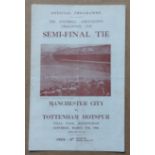 1955/56 F.A. CUP S/F MANCHESTER CITY V TOTTENHAM HOTSPUR @ VILLA