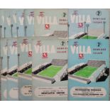 ASTON VILLA 1950'S HOME PROGRAMMES X 14