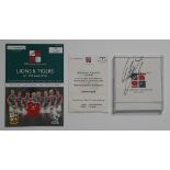 RUGBY UNION - LEICESTER TIGERS WILL JOHNSON TESTIMONIAL MEMORABILIA