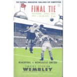 1951 FA CUP FINAL BLACKPOOL V NEWCASTLE