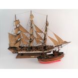 A 20th Century wooden built model of the