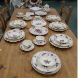 Villeroy & Boch mostly Alt Strassburg pattern tea and dinnerware, and Petite Fleur teapot,