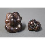 Two oriental carved Netsuke