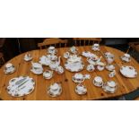 Large collection of Royal Albert Old Country Rose tea and coffee service