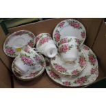 Royal Albert Percy Thrower pattern tea set