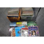 Two boxes of LP's - classical, easy listening,