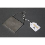 Silver card case,