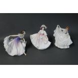 Three Royal Doulton figurines "A Gypsy Dance",