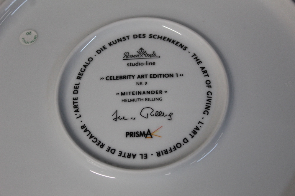 Rosenthal Studio Line Celebrity Art Edition plaque - Image 3 of 3