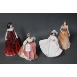 Four Royal Doulton figurines "Jennifer", "Sunday Best",