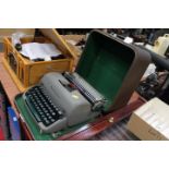 Cased Remington typewriter