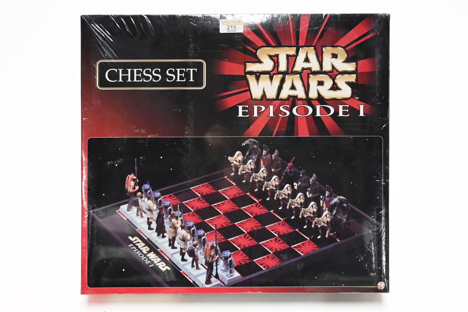 A Star Wars episode one chess set,