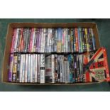 Box of DVDs