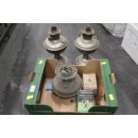 Box of paraffin lamps,