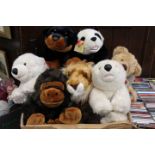 Box of Keel toys animals to include lion,