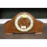 German wooden mantle clock