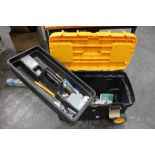 JCB wheeled toolbox and contents