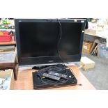 Panasonic TV Model TX32LMD70A and Panasonic DVD player,