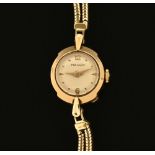 A ladies 9 ct gold Marvin wristwatch,