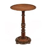 A Victorian mahogany circular occasional table,