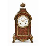 A 19th century Boulle marquetry mantle clock, with two train striking movement by Lay Paris.