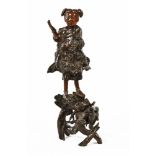 A 19th century Chinese root figure. Height 43 cm.