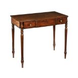 A Georgian mahogany side table,