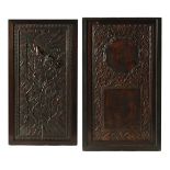 Two large antique Chinese panels,