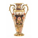 A large early 19th century Bloor Derby two handled vase,