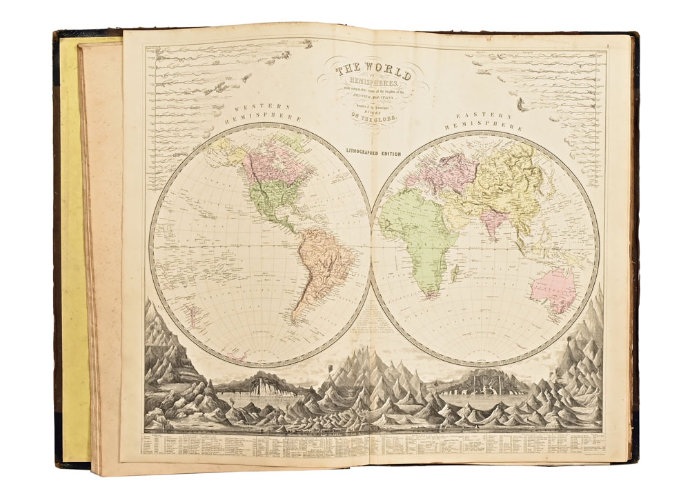 "The National Atlas of Historical Commercial and Political Geography, - Image 3 of 3