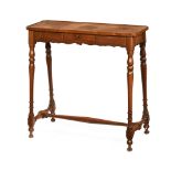 A 19th century mahogany side table,