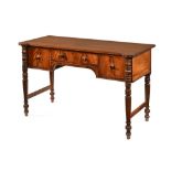 A William IV/early Victorian dressing table,