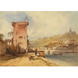 William Callow RWS (1812-1908), "Vienne on The Rhone", inscribed with title lower left, watercolour,