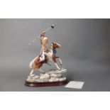 Border Fine Arts limited edition figure "High Point" by the sculpture Keith Sherwin,