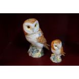Two Beswick owl figures, Model 1046,