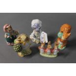 Five Beswick Beatrix Potter figures