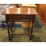 Oak hall/telephone table