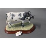 Border Fine Arts Belgium blue cow and calf,