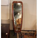 Mid century freestanding dressing mirror,