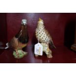 Beswick pigeon and thrush figurine