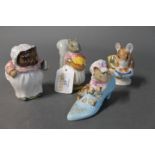 Four Beswick Beatrix potter figures,