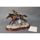 Border Fine Arts limited edition Pony Express figure with box,