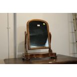 Victorian mahogany dressing table mirror